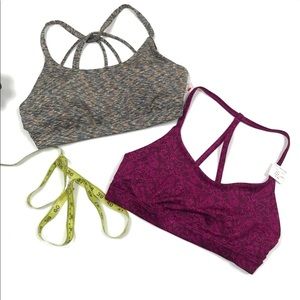 NWT Forever 21 & Old Navy Sports Bras Sz M